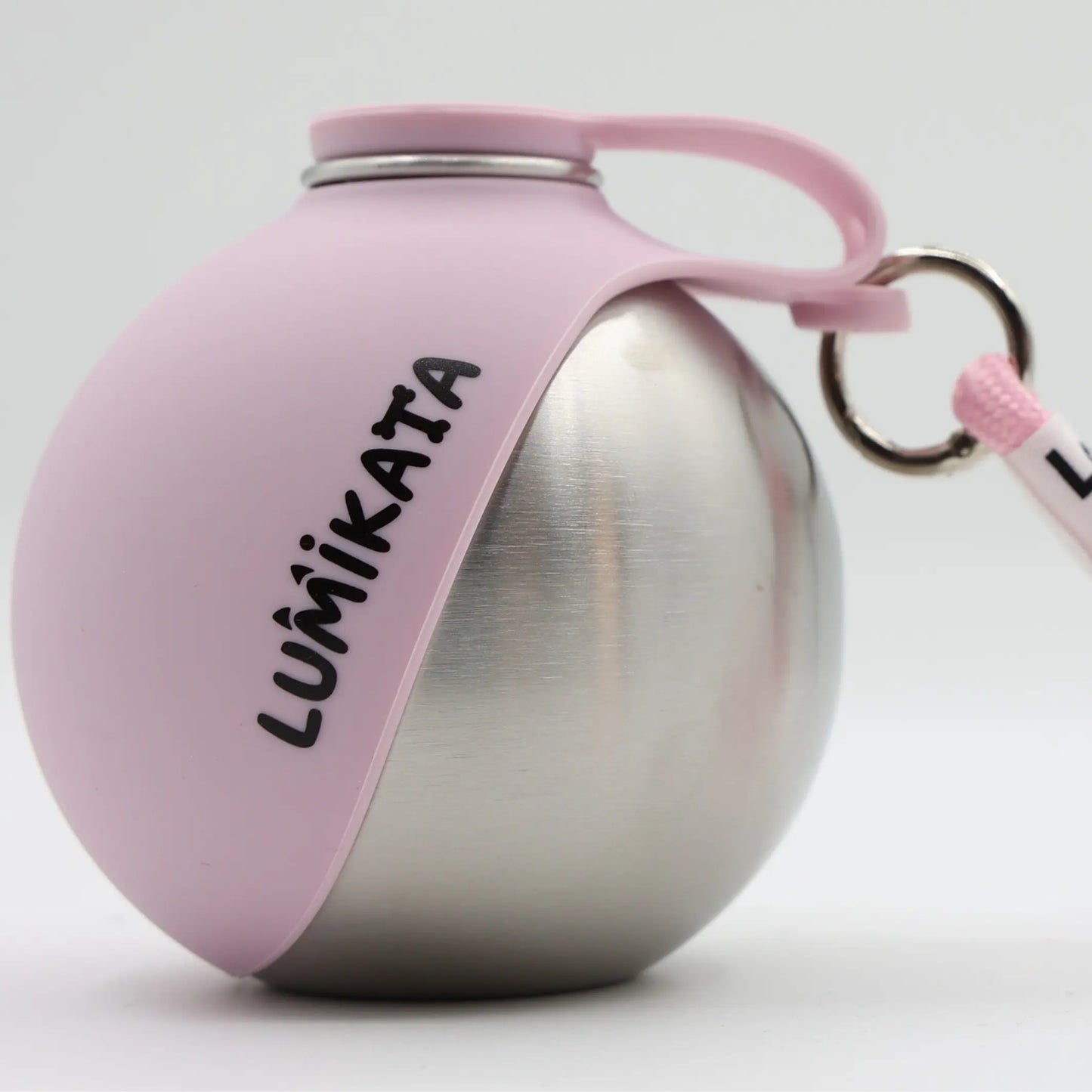 2-in-1 Portable Dog Water Bottle & Bowl — Leak-Proof Stainless Steel Travel Ball (10oz)
