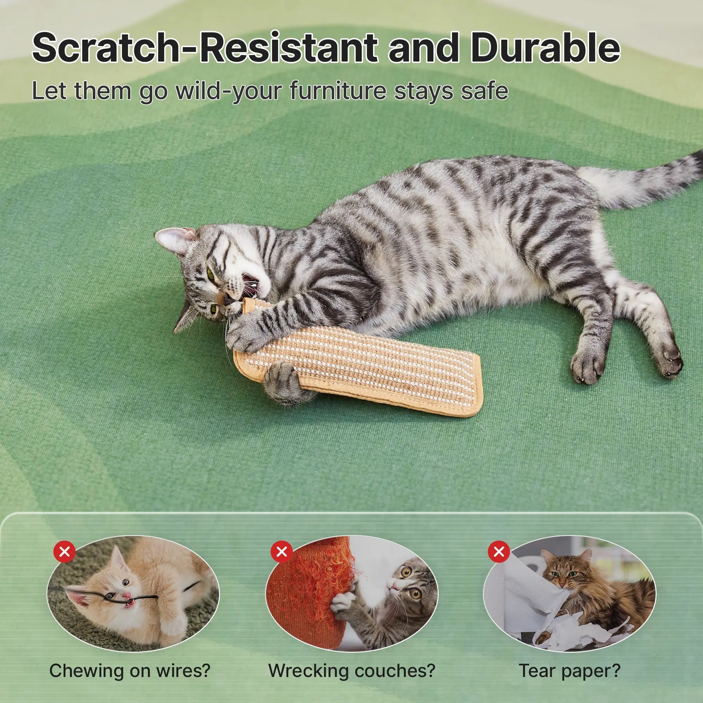 Organic 2-Pack Woven Texture Natural Sisal Cat Kicking Toys - Cozy Pillow Scratching Kickers, Long-Lasting Indoor Interactive Chew Toys for Stress Reduction, Dental Care & Scratch Cleaning, Reduces Stress,Back to School