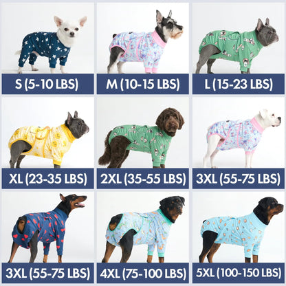 Dog Recovery Suit After Surgery — Anti-Lick Onesie & Cone Alternative (Wound Protection)