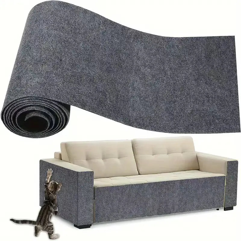 Cat Scratch Furniture Protector — Cuttable Anti-Scratch Couch Guard (Easy Peel & Stick)