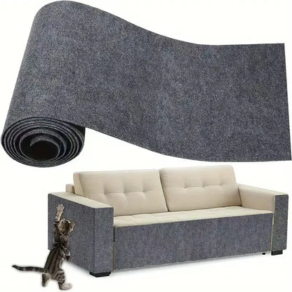 Cat Scratch Furniture Protector — Cuttable Anti-Scratch Couch Guard (Easy Peel & Stick)