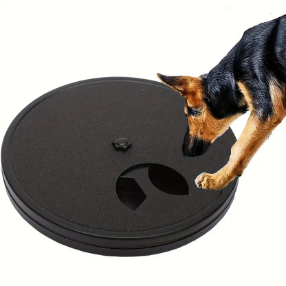 3-in-1 Dog Slow Feeder & Nail File Plate — Interactive Puzzle Bowl That Trims Nails Naturally