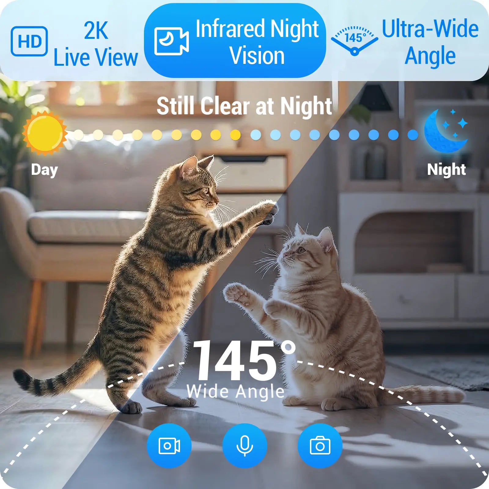 Smart Automatic Pet Feeder with HD Camera — App Control, Timed Feeding & Dual Bowls