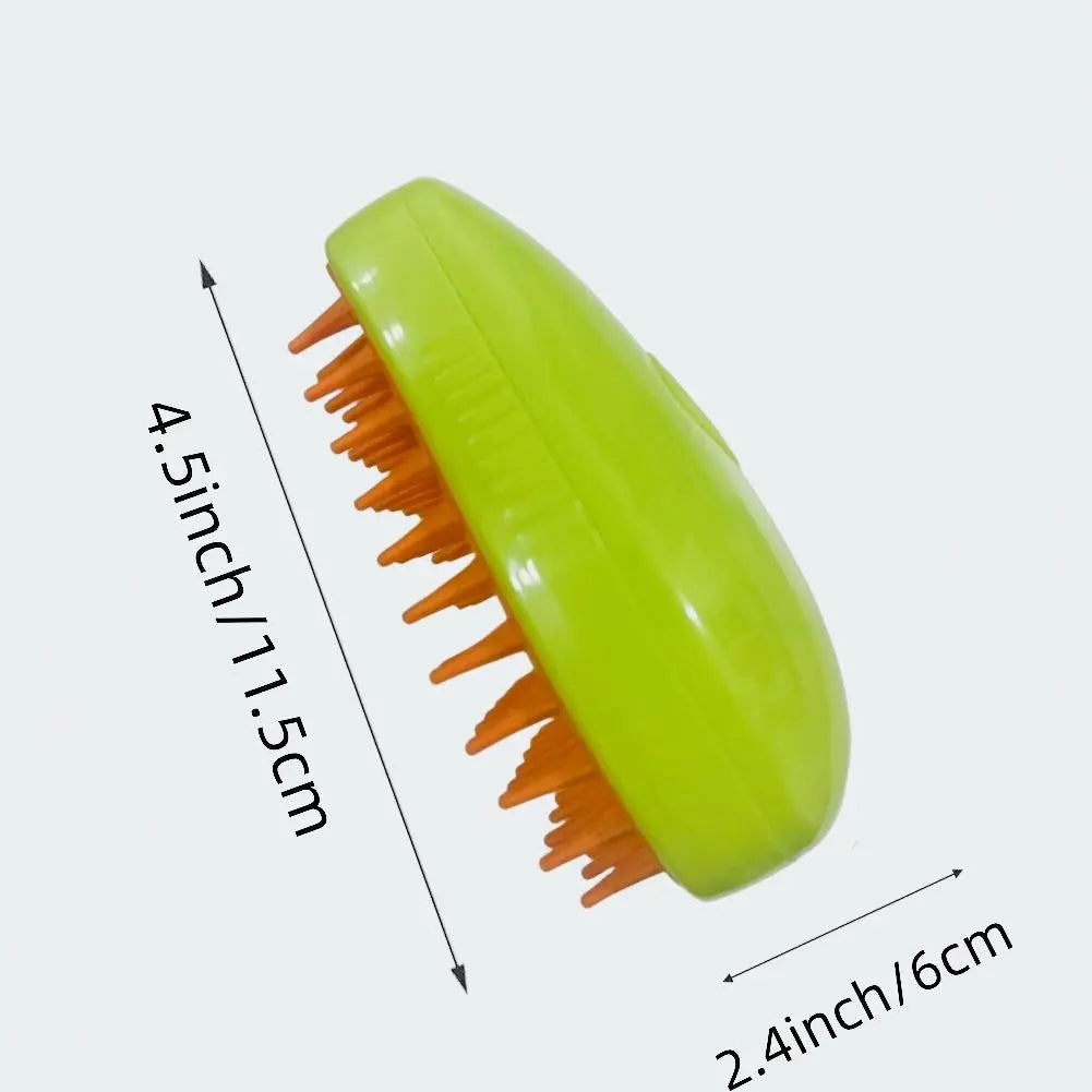 3-in-1 Steamy Pet Grooming Brush — De-Shed, Massage & Refresh for Dogs & Cats